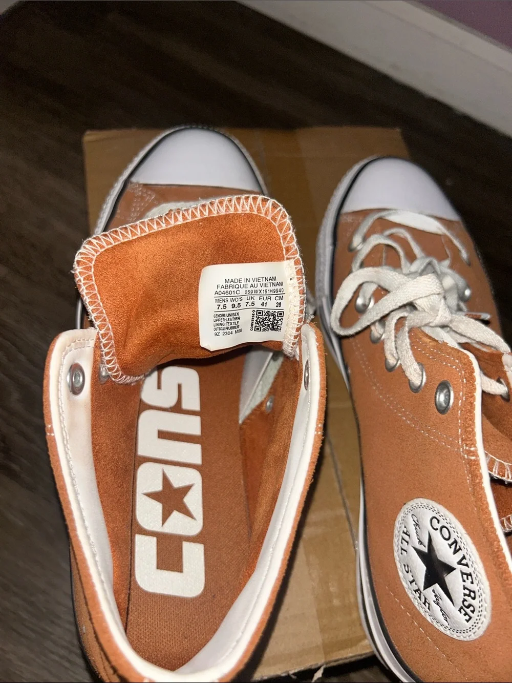 Converse Sneakers—Burnt Orange